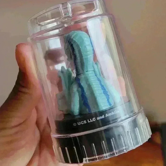 3 Collectible Jurassic World T Rex/Blue/ Triceratops PODZ TOPPER 3 Excellent - Picture 5 of 10